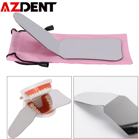 1 unidad Azdent nuevo Dental Acero inoxidable fotografía espejos Autoclavable intra-oral ortodóntico Reflector ► Foto 1/6