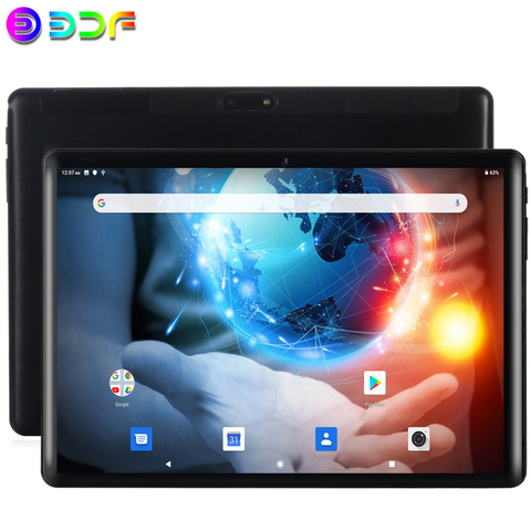 Tableta PC 3G con sistema de 10,1 pulgadas, llamada telefónica fuerte, 4GB/64GB, SIM Dual, Compatible con WiFi, Bluetooth, ocho núcleos, tabletas Android 9,0 ► Foto 1/6