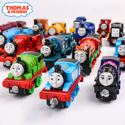 Modelo de tren Original de Thomas y Friend 1:43 para niños, Strackmaster educativo de juguete, coche fundido a presión, Brinquedos, regalos de cumpleaños ► Foto 1/6