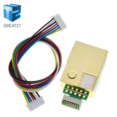 GREATZT-sensor de co2 infrarrojo MH-Z19 para monitor de co2, Sensor de gas co2 de dióxido de carbono MH-Z19B, 0-5000ppm para arduino ► Foto 1/6