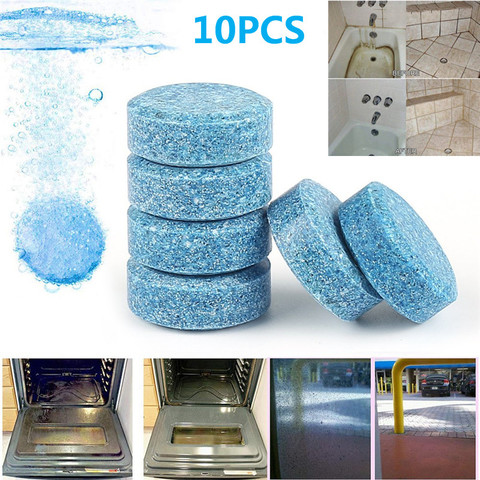 Dropship 10 unids/lote herramienta de limpieza limpiador limpieza compacta píldoras tabletas efervescentes de agua de cristal sólido limpiaparabrisas ventana limpiador ► Foto 1/6