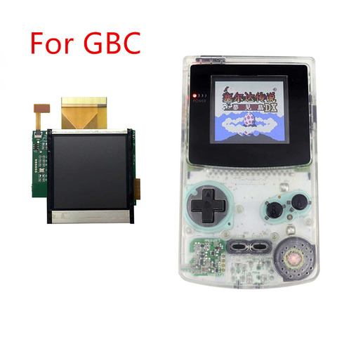 Reemplazo para Nintend GBC pantalla de alta luz LCD Kit de modificación accesorios para GBC 5 segmentos Pantalla de brillo ajustable ► Foto 1/6