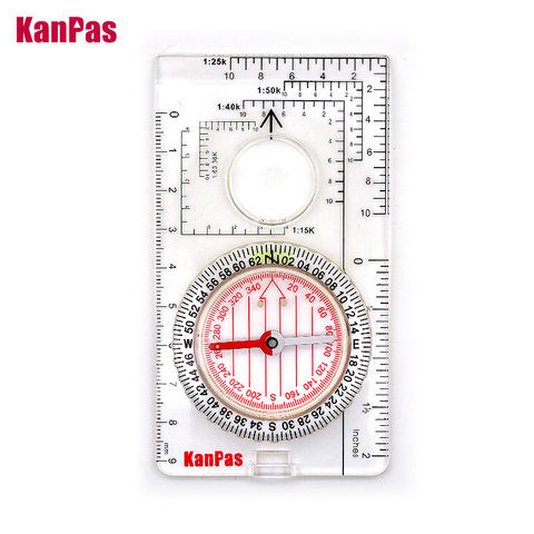 Brújula militar KANPAS para exteriores, brújula de navegación para senderismo, mapa, dibujo ► Foto 1/2