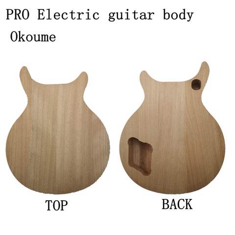Cuerpo de guitarra eléctrica Okoume, cuerpo de madera de caoba, barril Semi terminado, accesorios de guitarra eléctrica, estilo profesional ► Foto 1/5