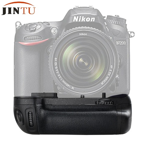 JINTU-Paquete de empuñadura de batería vertical para Nikon, agarre de alta calidad para cámara digital profesional, SLR, D7100, D7200 ► Foto 1/6