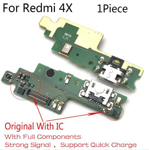 Cable flexible para Xiaomi Redmi 4x5 6 7A 8A 9 9A Tarjeta de puerto de carga USB, piezas de conector, módulo de micrófono ► Foto 1/6