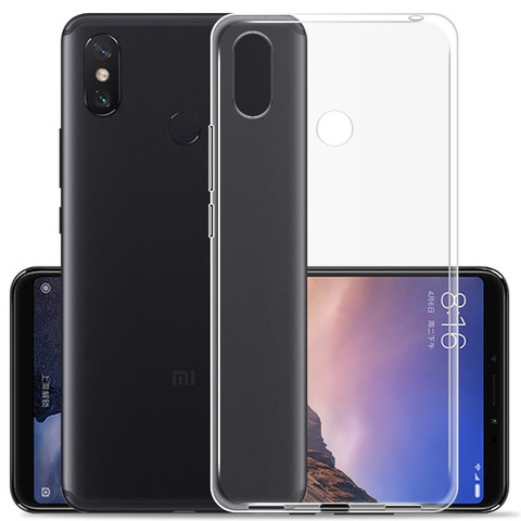 Funda de silicona transparente para Xiaomi Mi Max 3, funda de TPU suave para teléfono Mi Max 2, a prueba de golpes, segura, ultrafina, transparente ► Foto 1/6