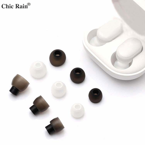 Almohadillas para xiaomi Airdots auricular Bluetooth cubre oreja casquillos cojín puntas de silicona auriculares almohadillas para auriculares Accesorios ► Foto 1/6