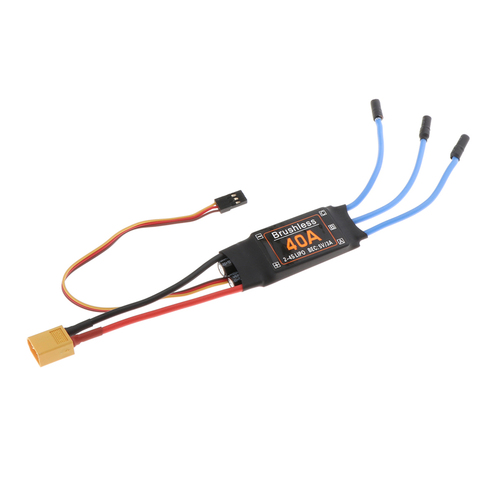 Motor ESC sin escobillas de 40A XT60, enchufe duradero, accesorios de juguetes para aviones de control remoto ► Foto 1/6