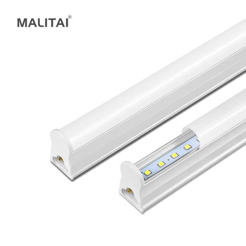 T5 lámpara de tubo LED Barra de gabinete bombilla 110 V-220 V 600mm 300mm 6W 10W T5 bombilla LED decoración hogar armario cocina iluminación ► Foto 1/6