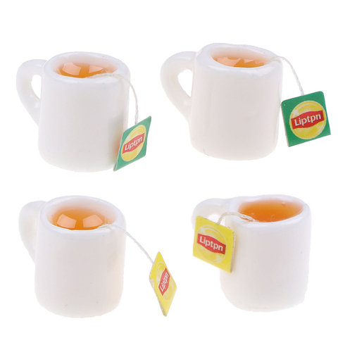 Minicasa de muñecas en miniatura, taza de café, cocina, habitación, comida, bebida, vajilla para el hogar, accesorios para muñecas, 2 unids/lote ► Foto 1/6