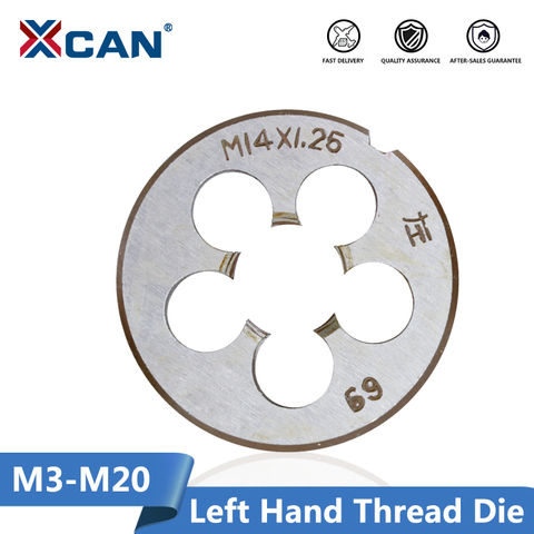 XCAN-máquina métrica de mano izquierda, troquel de rosca metalúrgica, M3, M6, M8, M10, M12, M14, M16, M18, M20, 1 ud. ► Foto 1/6