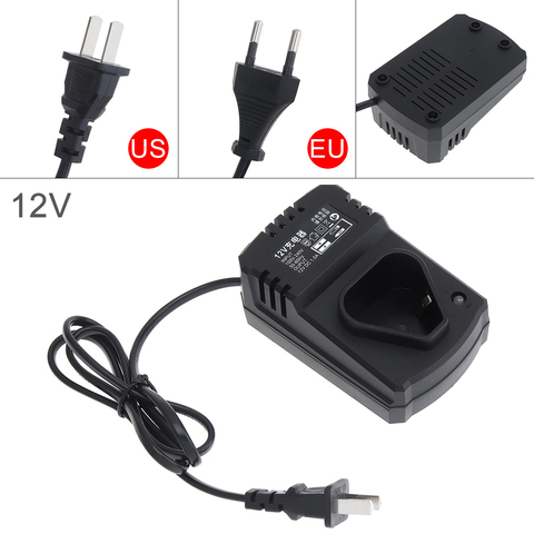 DC 12V portátil multifunción Li-ion cargador de batería de litio recargable adaptador de corriente para taladro eléctrico destornillador ► Foto 1/6