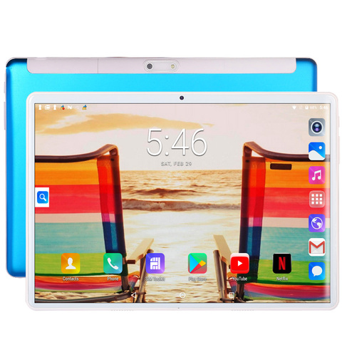 BDF 10 pulgadas Android 9,0 Octa Core tabletas Pc WiFi 3G 4G LTE Bluetooth llamada de teléfono Tablet Pad ordenador Octa Core 2GB de RAM 32GB de almacenamiento ► Foto 1/6