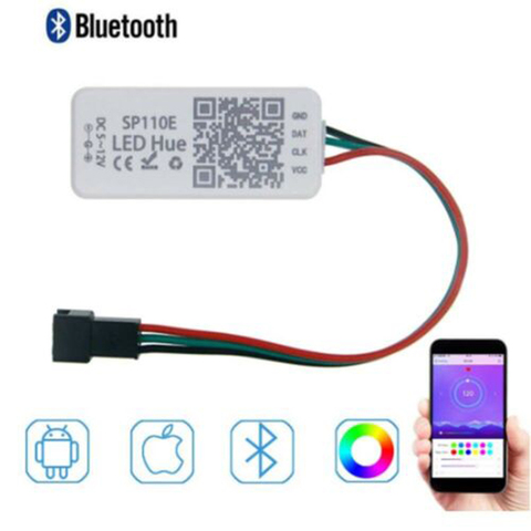 SP110E Bluetooth píxel controlador regulador de luz Led controlador remoto Led para tira de píxeles LED luz WS2812B WS2811 UCS1903 ► Foto 1/6