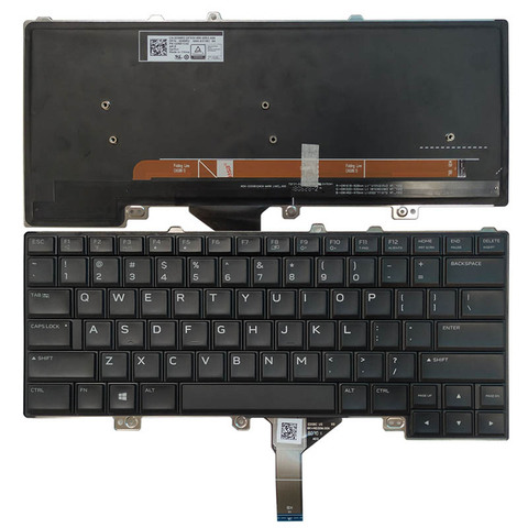 Nuevo teclado de EE.UU. para portátil DELL Alienware 15R3 15 R4 13 R3, teclado para portátil con retroiluminación 0D69R2 PK1326S1C02 ► Foto 1/5