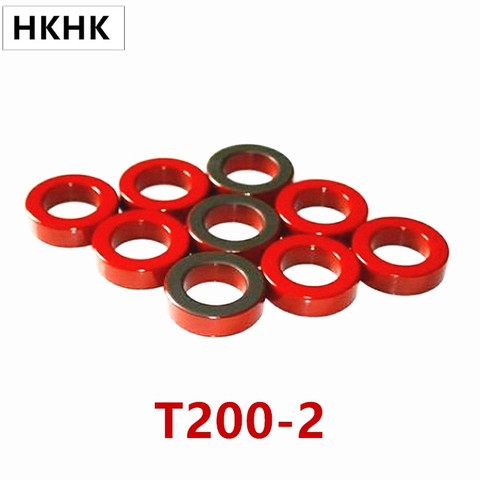 T200 hierro polvo núcleo T200-2 OD * ID * HT 51*31*14,5mm 12nH/N2 10uo de hierro polvo núcleo de ferrita Toroid core revestimiento gris rojo AG ► Foto 1/6