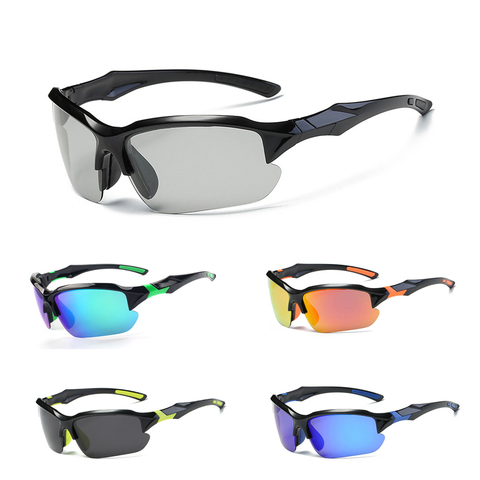 Gafas de sol para ciclismo UV400 para hombre y mujer, lentes de sol deportivas para ciclismo de montaña, para correr y pescar, 2022 ► Foto 1/6