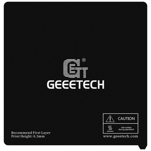 GEEETECH 3mm sustrato de aluminio cama caliente/Mylar pieza 235mm * 235mm 260*260*330*330 para Geeetech A10.A20.A10M.A20M.A30.A30M ► Foto 1/3