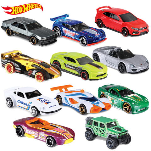 Ruedas de coche calientes originales para niños, 1/64, modelo de coche fundido a presión, Hot Wheels, Carro Fast and Furious, juguetes calientes para niños, regalos de cumpleaños, juguete para niños ► Foto 1/6