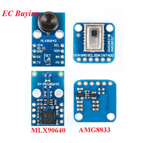 AMG8833 IR 8*8 MLX90640 32*24 cámara termográfica Array Módulo Sensor de temperatura 8x8x32x24 infrarrojos Sensor de cámara ► Foto 1/1