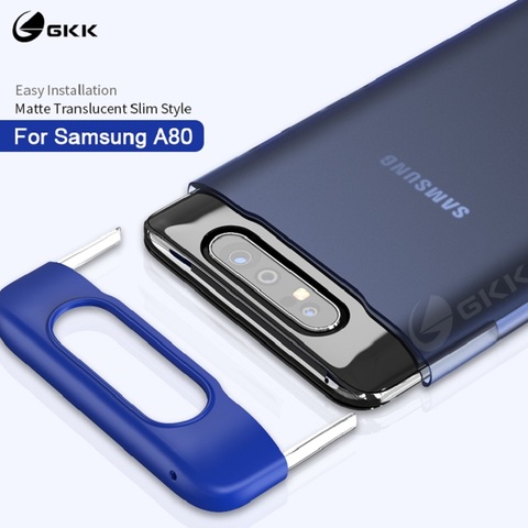 Funda protectora 3 en 1 translúcida mate para Samsung Galaxy A80, cubierta trasera rígida ultrafina antigolpes para Samsung A80 ► Foto 1/6