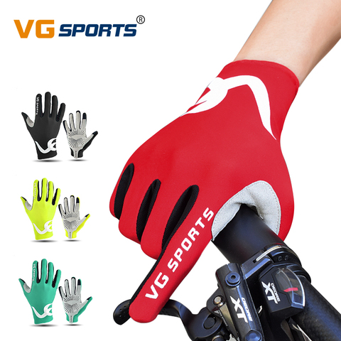 Guantes de Ciclismo de Invierno GIYO guantes largos de gel de dedo pantalla táctil S M L XL XXL guantes de bicicleta de carretera para hombres y mujeres montando dedos completos MTB ► Foto 1/6