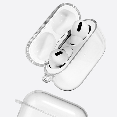 Funda para Airpods Pro, funda transparente bonita para Apple Airpod, funda de silicona para airpods pro ► Foto 1/5