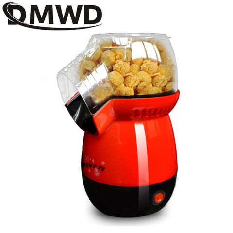 DMWD-máquina eléctrica de palomitas de maíz para el hogar, Mini máquina automática para hacer palomitas de maíz calientes, bricolaje, saludable, sin aceite, UE ► Foto 1/4