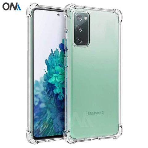 Funda a prueba de golpes para Samsung Galaxy S20 FE / Ultra / Plus 5G, carcasa de silicona para Samsung S20 FE / Ultra / Plus ► Foto 1/6