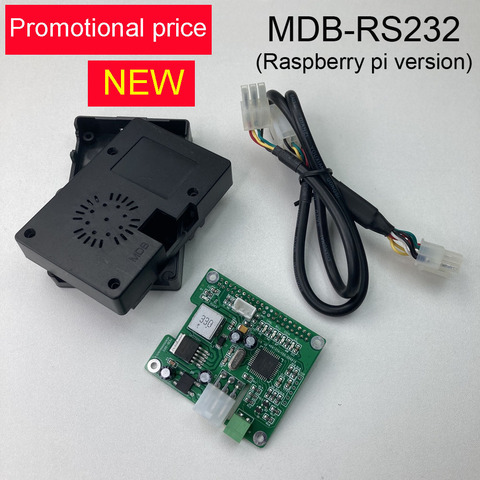 Dispositivo de MDB-RS232, versión Raspberry pi 2022 para convertir la moneda MDB y los datos del Validador de billetes a la PC RS232 para máquina expendedora ► Foto 1/3