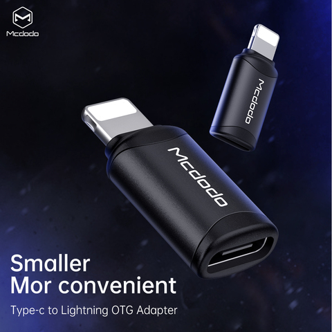 Mcdodo-adaptador USB tipo C a Lightning, convertidor de Cable de datos para iPhone 12 11 Pro Max X XS XR Xs max 3A, carga rápida ► Foto 1/6