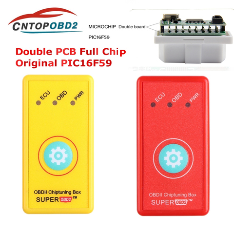 SuperOBD2-caja de sintonización de Chip OBDII, enchufe de interfaz y unidad OBD para diésel, ahorra más potencia de torsión que NitroOBD2 EcoOBD2 ► Foto 1/6