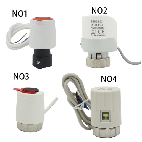 Actuador termoeléctrico para plomería, cabezal de motor de tres velocidades, sistema de calefacción por suelo radiante para colector ► Foto 1/2