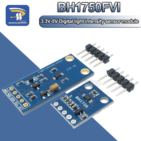 Sensor Digital de intensidad de luz GY-30 BH1750 BH1750FVI, para Arduino AVR, 3V-5V, GY-302, 16, módulo de salida Digital ► Foto 1/6