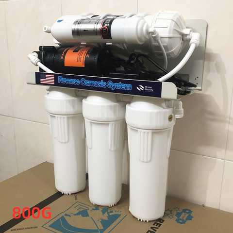 Sistema de filtro de agua osmose inversa, 800GPD RO, purificador de agua potable directo para acuario, cocina ► Foto 1/1