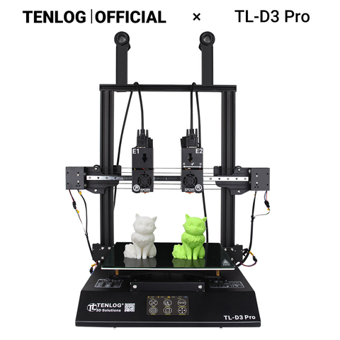 TENLOG-TL-D3PRO con TMC2208, impresora 3D independiente, extrusora Dual, pantalla táctil LCD de gran tamaño ► Foto 1/6