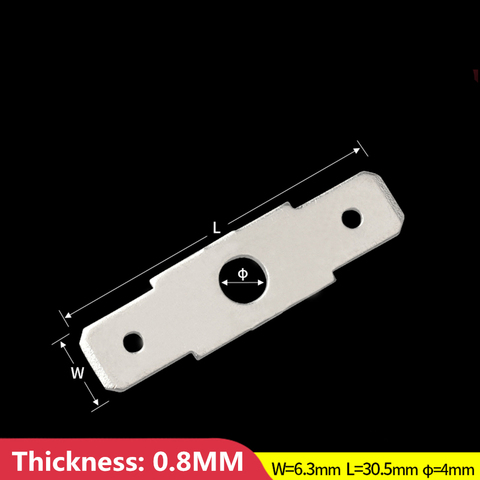 50 uds/100 Uds 6,3 doble-A de 6,3 MM placa de circuito PCB juntas de soldadura condensador motor insertos ► Foto 1/5