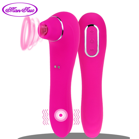 Vibrador y succionador de clítoris 2 en 1 para mujeres, juguete sexual, estimulador del punto G, consolador vibrador, 10 modos de vibración, juguetes sexuales para mujer y parejas ► Foto 1/6