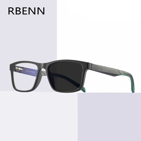 RBENN-gafas de lectura fotocromáticas para hombre y mujer, ultralivianas, TR90, para presbicia, con lente de CR-39 + 0,75, 1,75, 2,25, 5,0 ► Foto 1/6