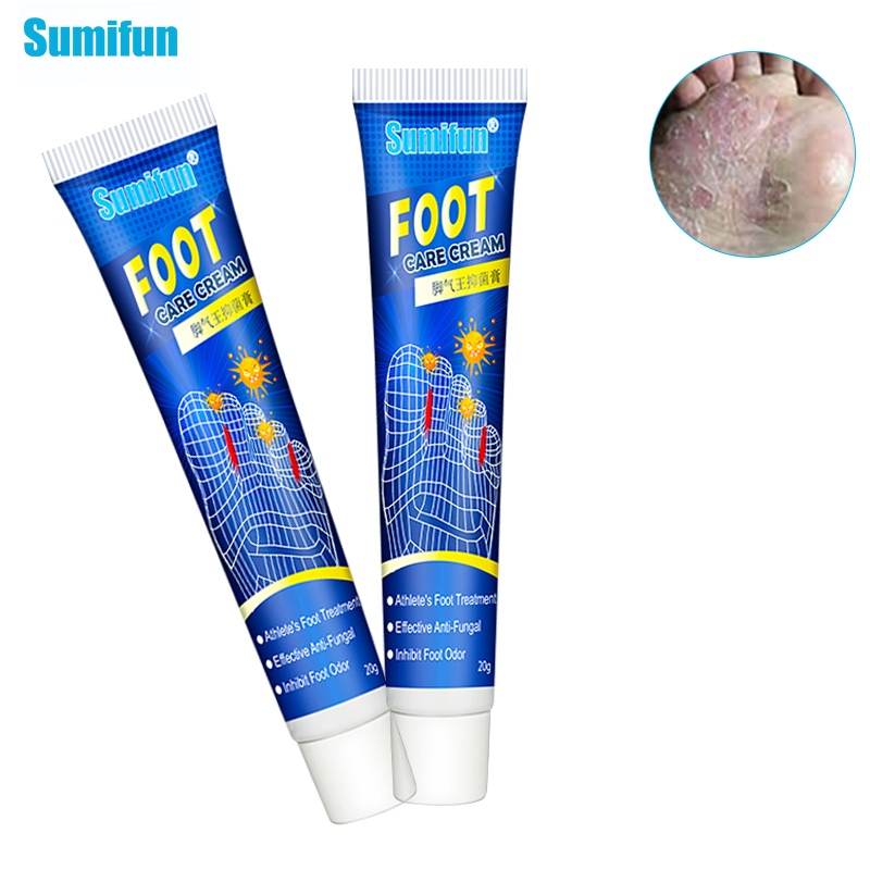 Sumifun 1 Uds pie de atleta pomada Antiinfección por hongos de los