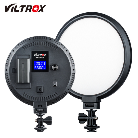 Viltrox-Lámpara de luz LED para estudio de vídeo, kit regulable para foto de cámara, grabación en vivo, YouTube, VL-300T, 18W, 3300K-5500K ► Foto 1/6