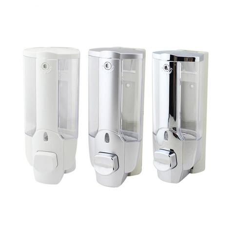 Dispensador de jabón de pared, accesorio para el baño apto para líquido desinfectante de manos, 1/2/3 ► Foto 1/6