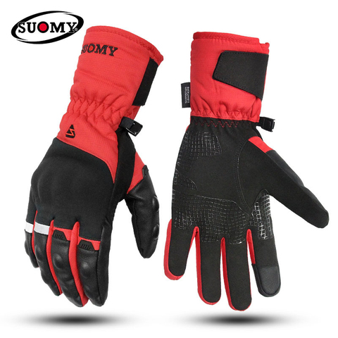 Guantes de Moto impermeables con pantalla táctil, resistentes al viento y al frío, para Aprilia Piaggio Ducati Yamaha ► Foto 1/1