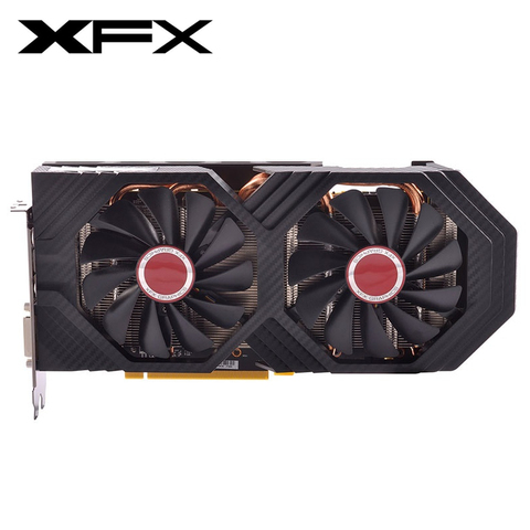 XFX-tarjetas gráficas RX 580, 8GB, AMD Radeon, RX580, 8GB, 2304SP, GPU, ordenador de escritorio, mapa de juegos, vídeo, PUBG ► Foto 1/6