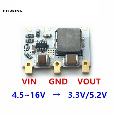 Mini convertidor Buck de DC-DC 4A, 6V-16V, 9V, 12V a 5V, 3,3 V, módulo regulador de voltaje de reducción, eficiencia 98% ► Foto 1/5