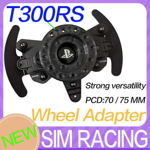 Thrustmaster t300 volante adaptador SIMRACING PCD 70 o 75 sim de th8a 100% relleno paleta adaptador de cambiador MOD ► Foto 1/6