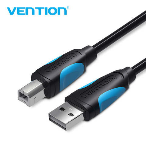 Vention USB 2,0 Cable de impresión USB 2,0 tipo A macho A B macho escáner de datos de sincronización USB Cable de impresora 1,5 m 3m para HP Canon impresora Epson ► Foto 1/6