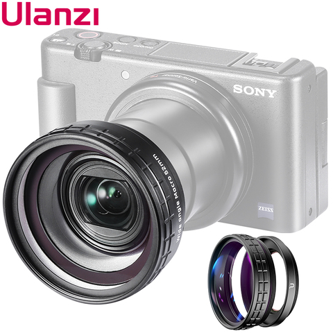 Ulanzi-lente Macro WL-1 ZV1 10X HD, lente gran angular de 18MM para cámara Sony ZV-1, accesorios para cámara ► Foto 1/6