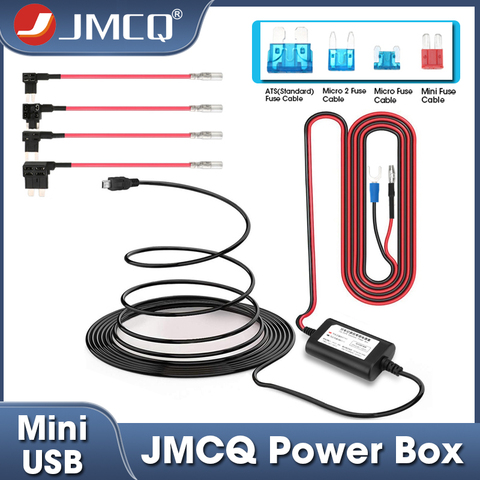 JMCQ fusible titular caja 12V Kit de cableado fusible Mini cargador de Cables convertidor/inversor de potencia adaptador para cámaras 4 tipos de doble ranura ► Foto 1/1